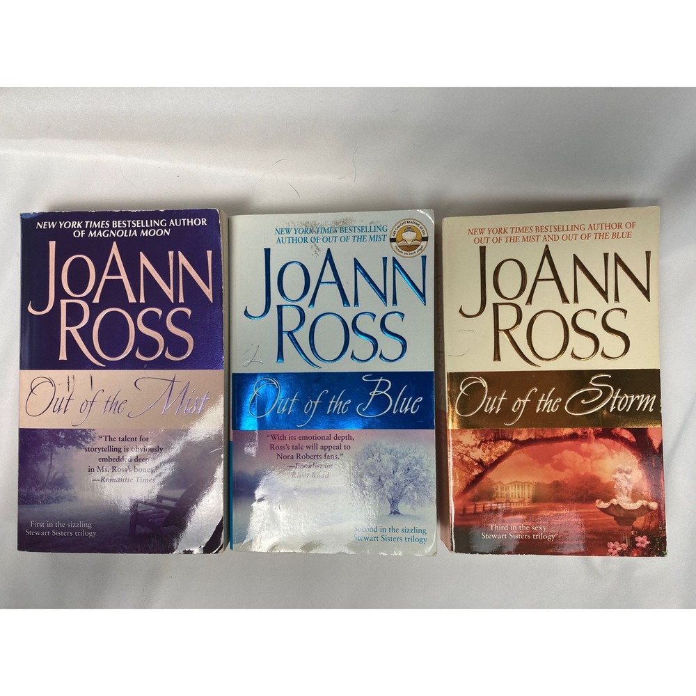 JoAnn Ross Paperback Romance Lot – Stewart Sisters Trilogy (3 Books)